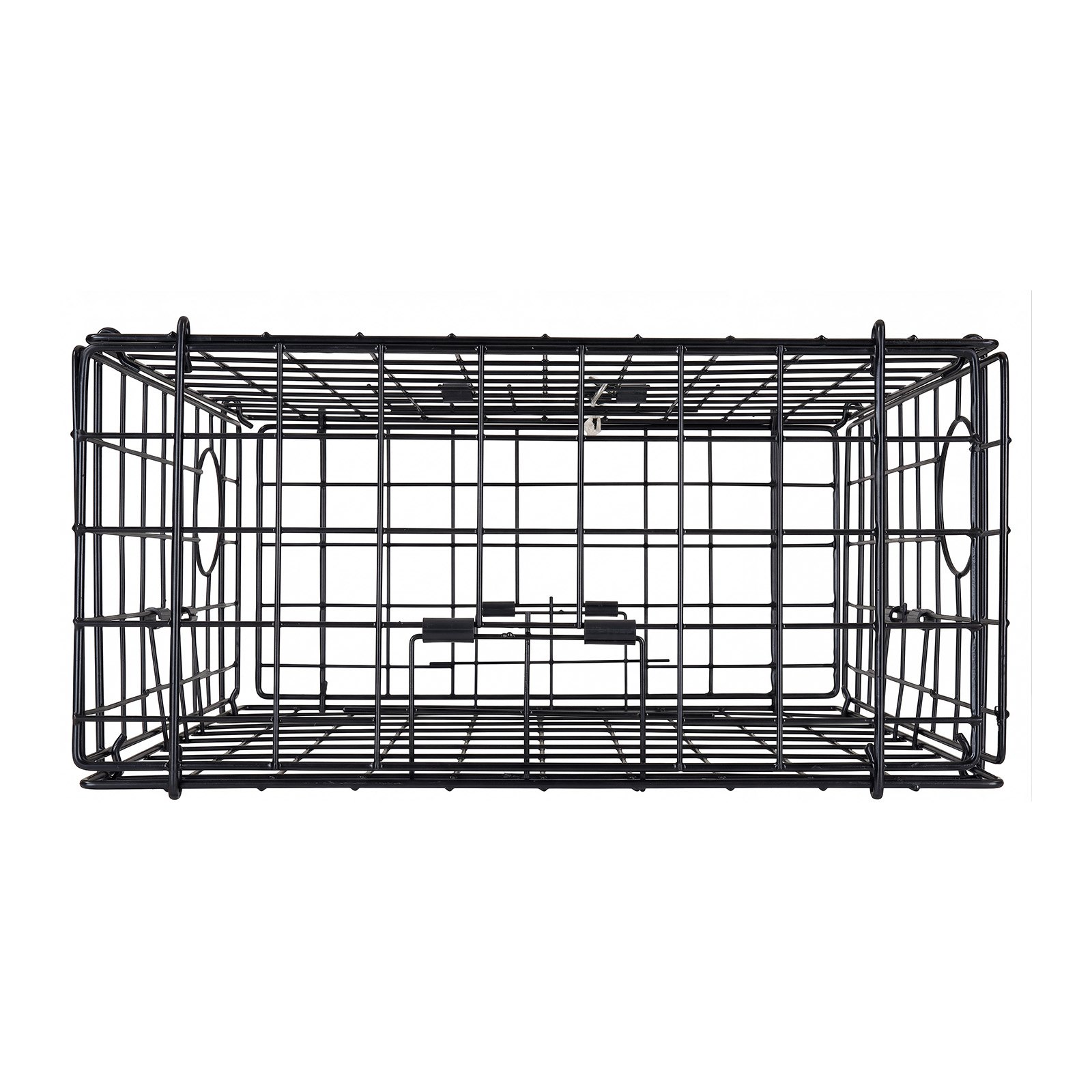 VEVOR Trampa para Cangrejos Cuadrada 2 Piezas, 62 x 62 x 30 cm, Trampa de Red de Pesca Malla de Alambre Recubierta de PVC, con Medidor, Flotador, Cuerda con Núcleo de Plomo de 30 m y Guantes