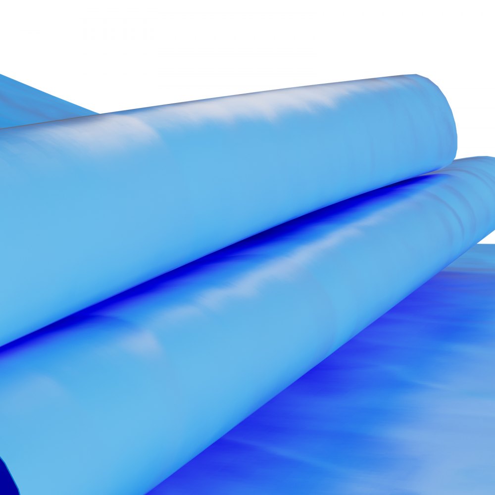 VEVOR Revestimiento para Piscina Ovalada PVC, Liner para Piscinas Elevadas Ovaladas de 375 x 610 cm, Grosor 0,4 mm, Altura de Pared 120 cm, Resistente al Desgarro, Frío y Sol para Exterior y Jardín