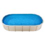 VEVOR Revestimiento para Piscina Ovalada 730x375 cm Calibre Estándar Revestimiento de Vinilo para Piscina Estilo Superpuesto para Piscinas Sobre el Suelo de 132 cm de Altura de Pared, Color Sólido