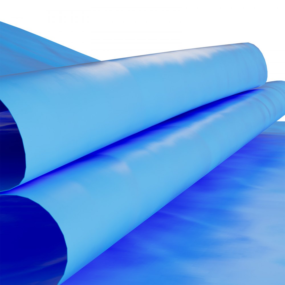 VEVOR Revestimiento para Piscina Redonda PVC, Liner para Piscinas Elevadas Redondas de Diámetro 360 cm, Altura de Pared 90 cm, Grosor 0,4 mm, Resistente al Desgarro, Sol y Frío para Exterior Jardín