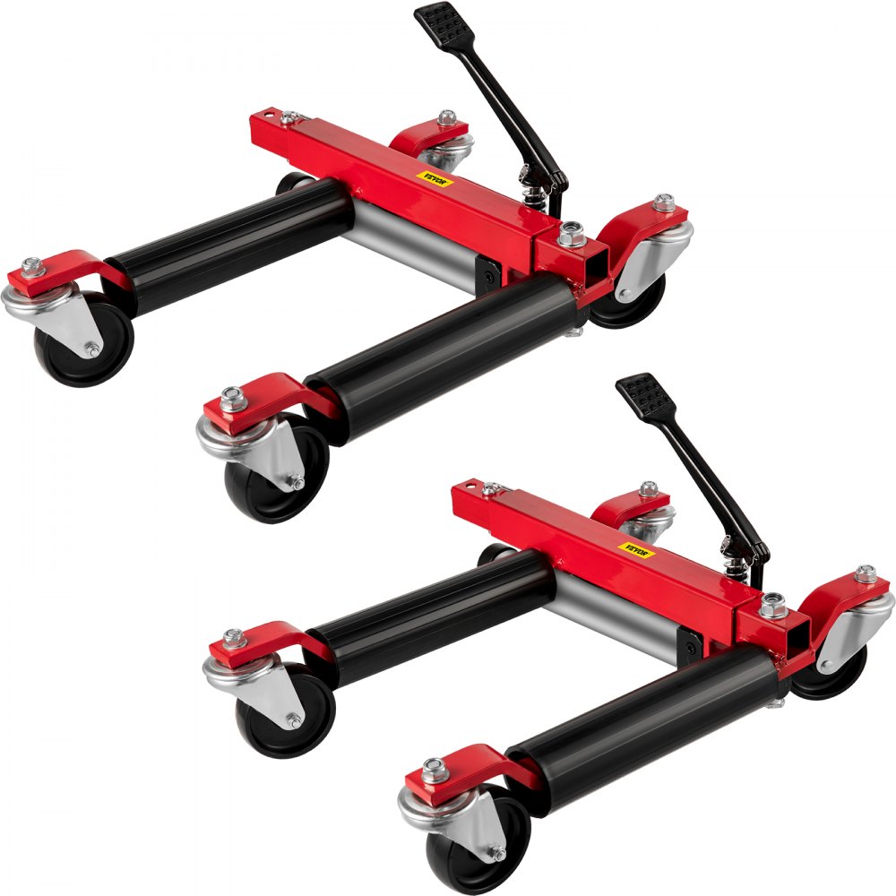 VEVOR 2 Pcs Patines Rueda hidráulica Dolly Coche del vehículo Jack Neumático