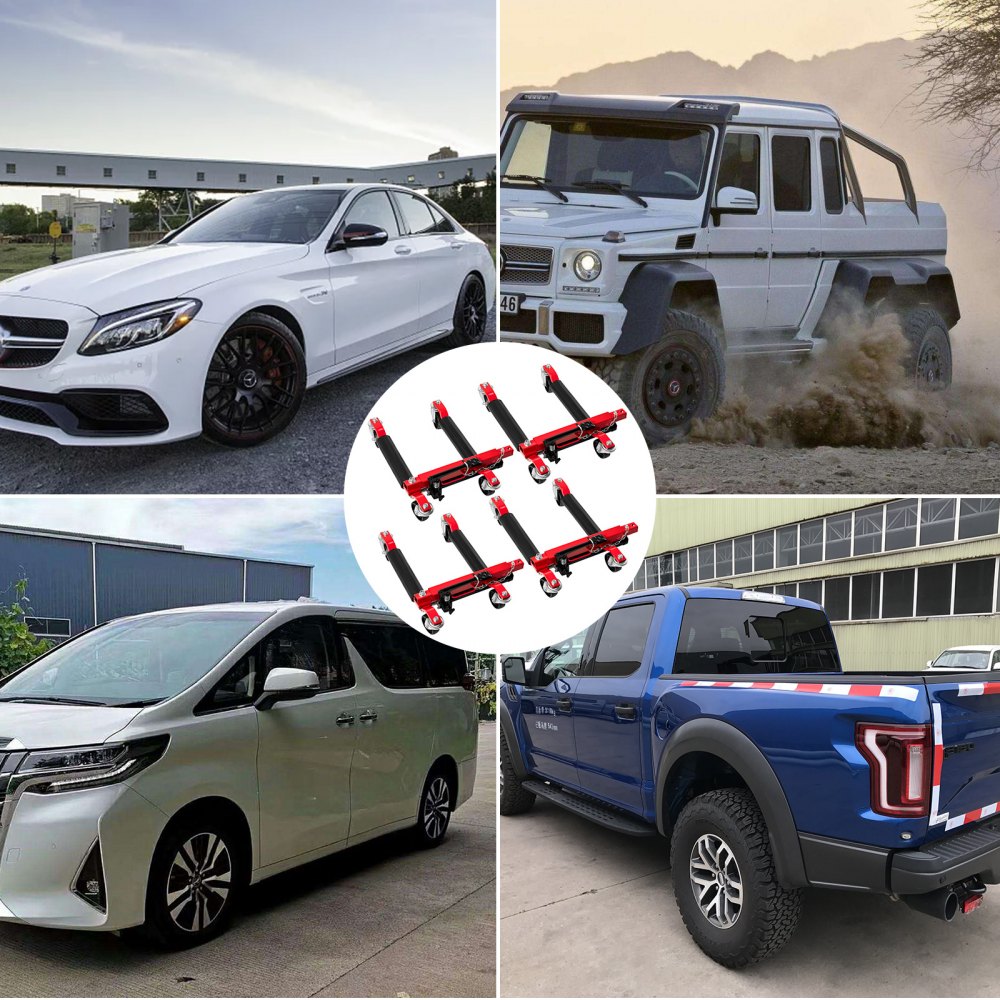 Vevor Carrito Para Desplazar Carro Para Mover El Neumático De Coche 2.720 Kg