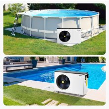 VEVOR Bomba de Calor Eléctrica para Piscina 3,22-15,25 kW 1000 x 391 x 654 mm