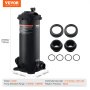 VEVOR Filtro de cartucho para piscina Filtración de piscina dentro/sobre el suelo 50 pies cuadrados