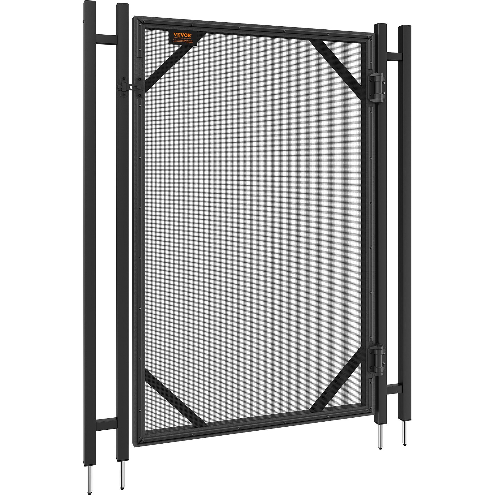 VEVOR Valla de Piscina 4 x 2,5 m para Piscinas Enterradas Kit de Valla de Seguridad con Pestillo de Acero Inoxidable Valla de Seguridad Infantil Extraíble, Fácil Instalación DIY
