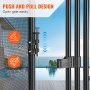 VEVOR Puerta de Valla para Piscina 1,21 x 0,76 m Kit de Puerta de Piscina Extraíble Enterrada con Pestillo de Acero Inoxidable Puerta Fácil de Instalar para Seguridad de Niños y Mascotas