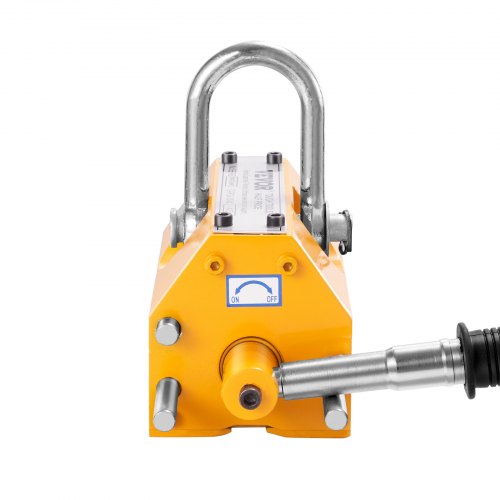 VEVOR Elevador Magnético Permanente 100kg Imán de Levantamiento 92x61x73 mm Factor de Seguridad de 2,5 Polipasto de Neodimio N42 Soporte Magnético con Gancho para Manipulación de Materiales Magnéticos