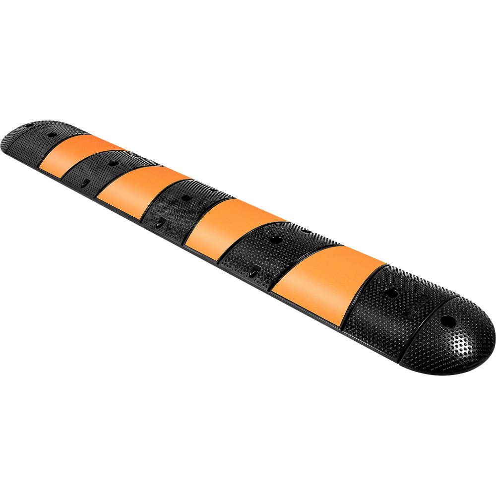 VEVOR Rampa de Protección de Cable 1 Pieza de 2 Canales Pasacables de Suelo 3 x 4 cm Protector de Cables de Caucho Capacidad de Carga de 9980 kg para Garajes, Caminos, Entradas de Vehículos