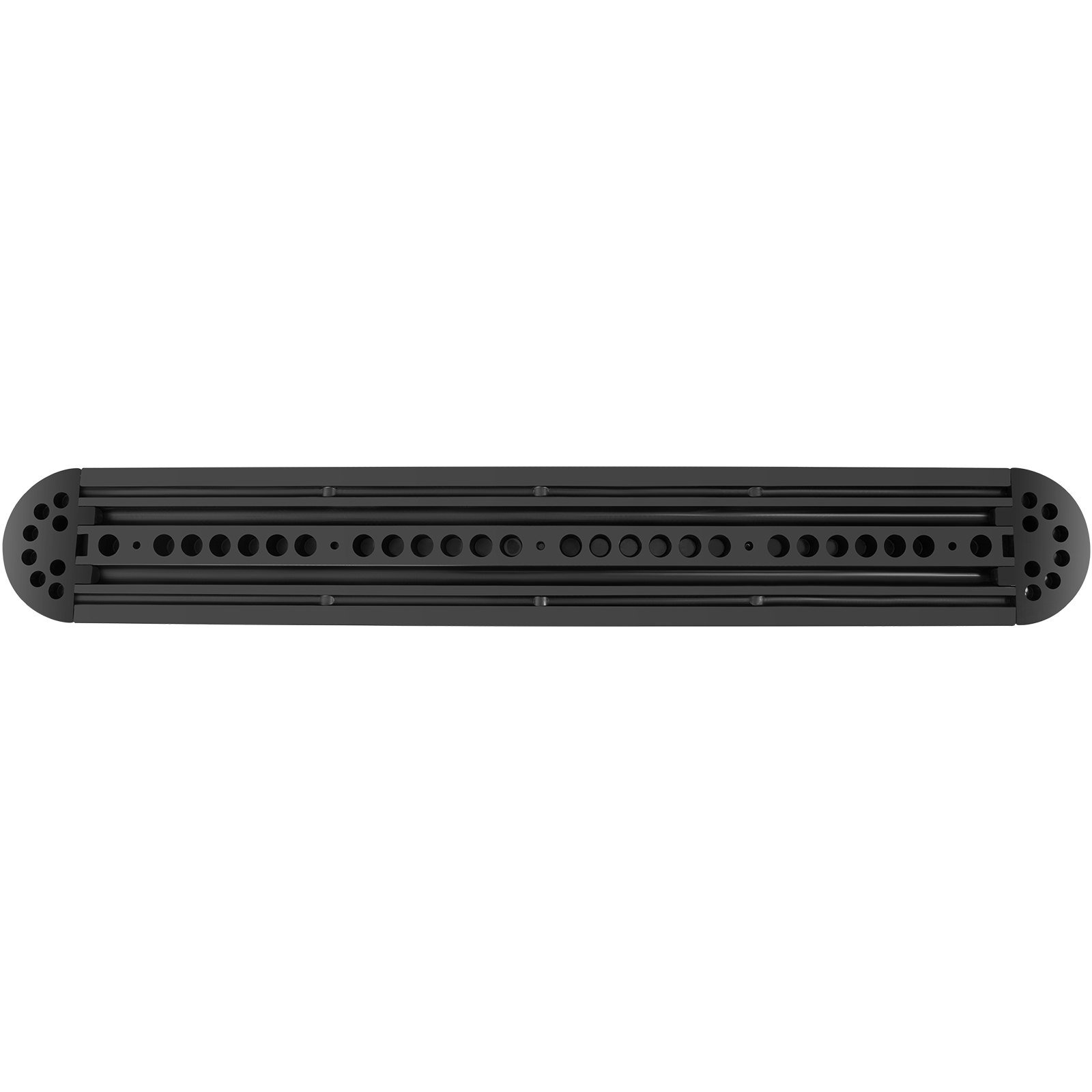 VEVOR Rampa de Protección de Cable 1 Pieza de 2 Canales Pasacables de Suelo 3 x 4 cm Protector de Cables de Caucho Capacidad de Carga de 9980 kg para Garajes, Caminos, Entradas de Vehículos