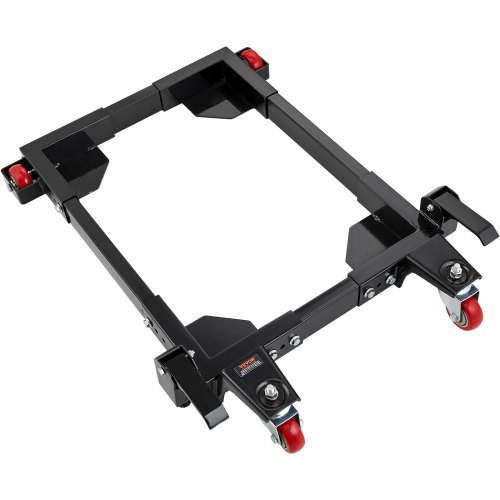 VEVOR Base con Ruedas para Lavadora Carga 680,3kg Soporte para Lavadora Ajustable 527x603 mm a 711x850 mm 2 Ruedas Direccionales 2 Ruedas Giratorias con Freno Base Universal para Secadora Refrigerador