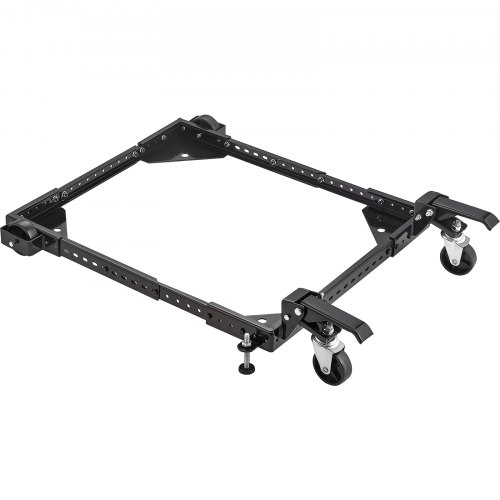 VEVOR Base con Ruedas para Lavadora Carga 226,8kg Soporte para Lavadora Ajustable 304x304 mm a 914x914 mm 2 Ruedas Direccionales 2 Ruedas Giratorias con Freno Base Universal para Secadora Refrigerador