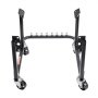 VEVOR Plataforma Elevadora Capacidad de Carga de 340 kg Soporte de Motor de Acero Resistente Forma U con 4 Ruedas Giratorias y 4 Posiciones de Gancho Apto para Motores BB-CHEVY y SB-CHEVY GEN-1