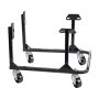 VEVOR Plataforma Elevadora Capacidad de Carga de 340 kg Soporte de Motor de Acero Resistente Forma U con 4 Ruedas Giratorias y 4 Posiciones de Gancho Apto para Motores BB-CHEVY y SB-CHEVY GEN-1