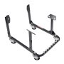 VEVOR Plataforma Elevadora Capacidad de Carga de 340 kg Soporte de Motor de Acero Resistente Forma U con 4 Ruedas Giratorias y 4 Posiciones de Gancho Apto para Motores BB-CHEVY y SB-CHEVY GEN-1