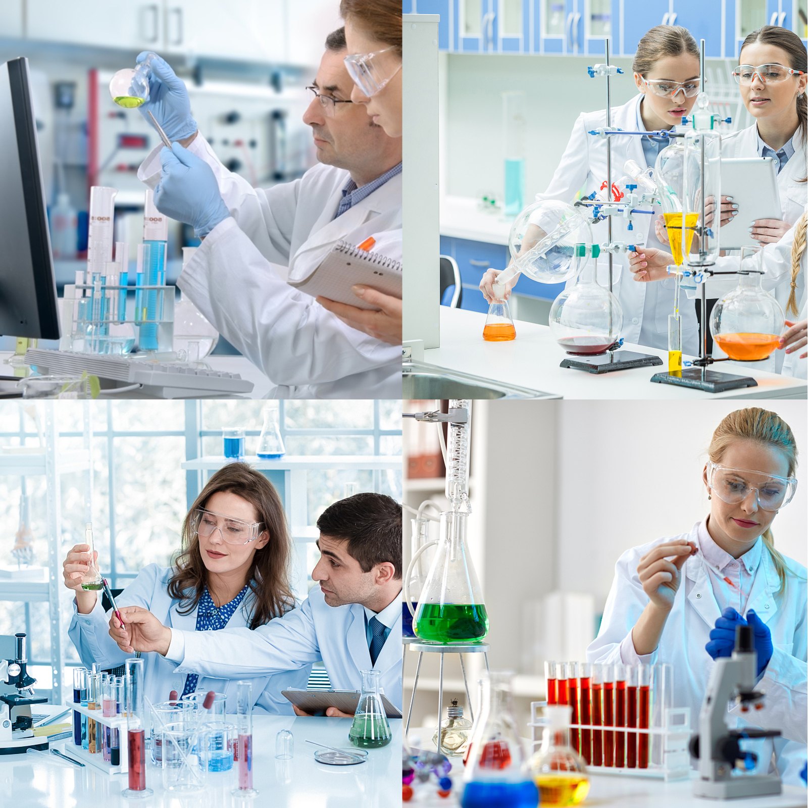 VEVOR Matraz de Fondo Redondo con 2 Cuellos, 2 L Frasco de Fondo de Vidrio, 24 / 40 de Juntas Cónicas Estándar Matraz Laboratorio, Matraz Borosilicato Lab Flask de Altura de 24,5 cm y Diámetro 16,5 cm
