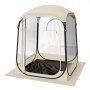 VEVOR Pop up Sports Tent, 1.27x1.27 m Clear Bubble Tent for 1 Person, Waterproof Outdoor Pod with Floor Mat & Top Cover, Garden Igloo Dome Tents Camping Shelter for Events Fishing Cheering