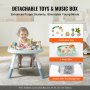 VEVOR Mesa de Juegos de Bebés Interactiva con Juguetes 590 x 575 x 440 mm ±10 mm