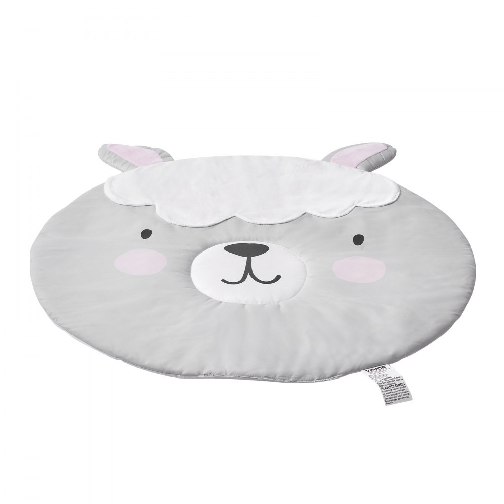VEVOR Alfombra de Juegos para Bebés 0 a 18 Meses, para Tiempo Boca Abajo con 5 Juguetes Sensoriales, Regalo Esencial para el Desarrollo de Habilidades Sensoriales y Motoras, 995 x 830 x 550 mm