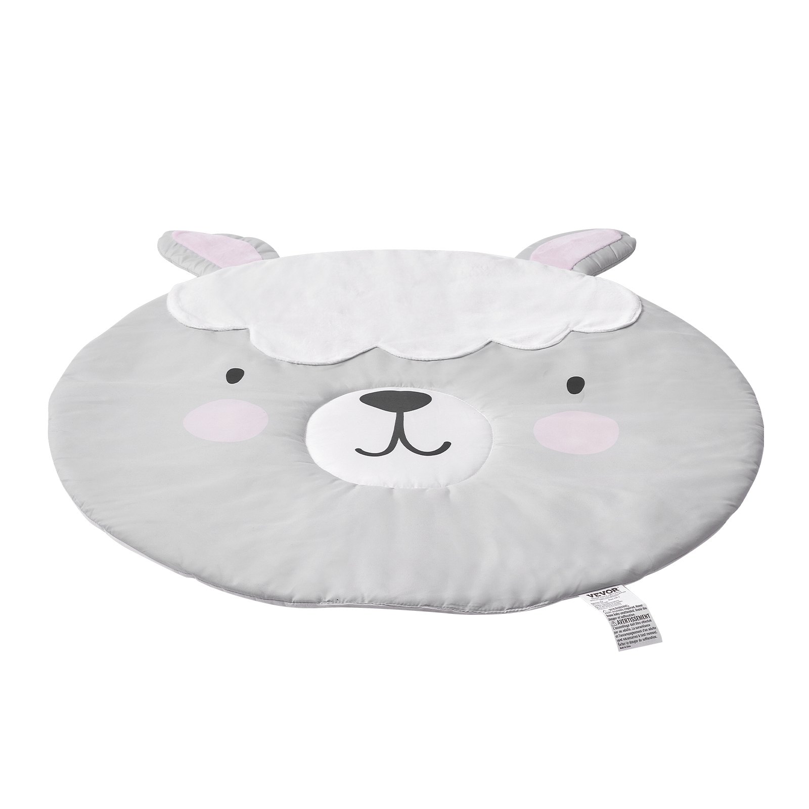 VEVOR Alfombra de Juegos para Bebés 0 a 18 Meses, para Tiempo Boca Abajo con 5 Juguetes Sensoriales, Regalo Esencial para el Desarrollo de Habilidades Sensoriales y Motoras, 995 x 830 x 550 mm