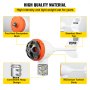 VEVOR Turbina de Viento Generador de Viento Generador de Turbina Eólica 12V 400W Aerogenerador Horizontal 3 Cuchillas 13m/s Kit de Turbina Eólica