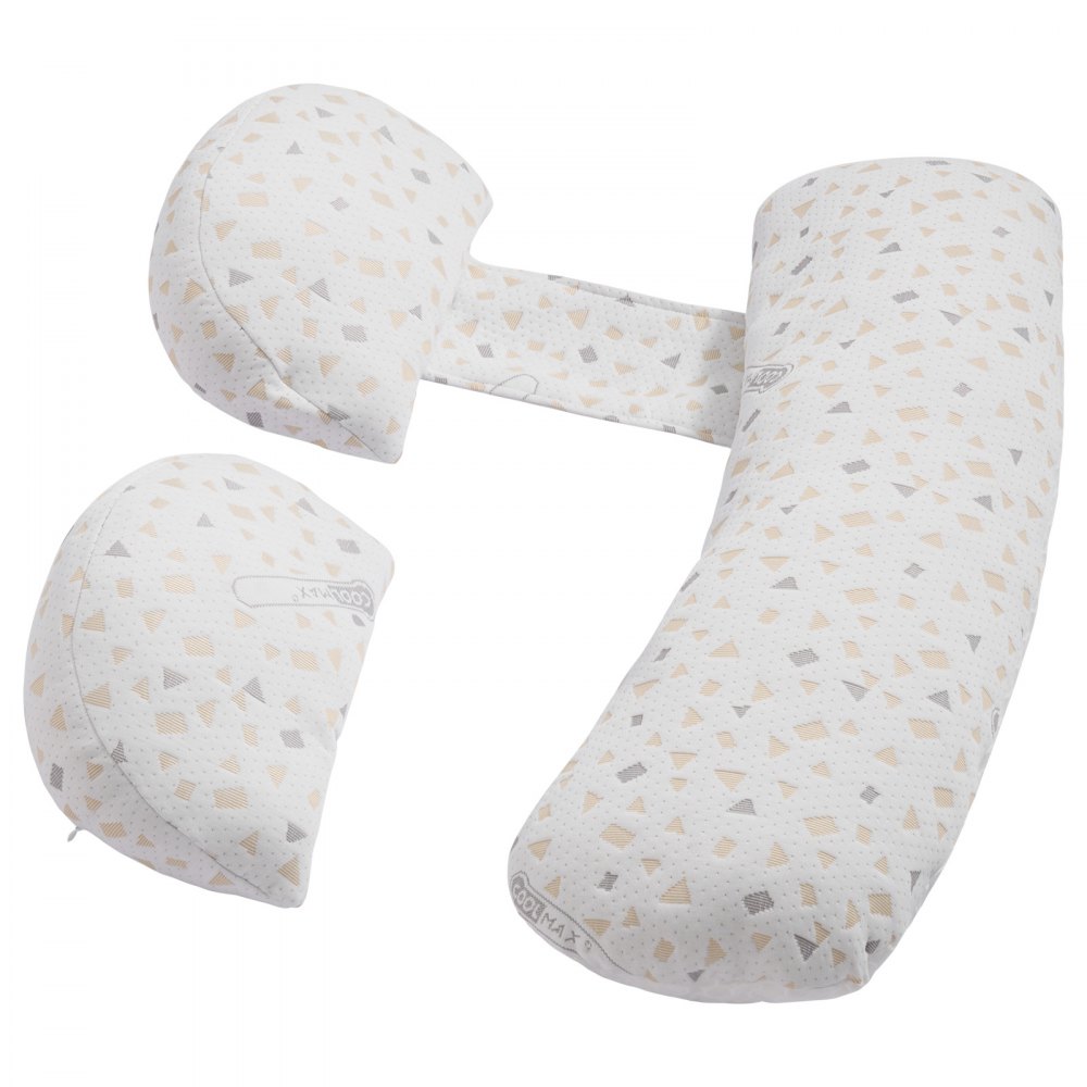 VEVOR Pregnancy Pillow, Adjustable Nursing Pillow for Pregnant Women, Side Sleeper Pillow with Removable and Washable Cover to Support Back, Belly and Hips, Lightweight and Portable