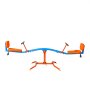 VEVOR Kids Seesaw, 136 kg Load Capacity, Sit and Spin Teeter Totter with Easy-Grip Handles, Kids Outdoor Playground Equipment, Outside Toys, Swiveling 360 Degrees Rotating for Children Aged 3+