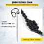 VEVOR Llave de cadena con mango de 610 mm cadena de 560 mm llave para tubos de acero al carbono adecuada para reparación de tanques de gasolina fontanería doméstica mantenimiento de vehículos