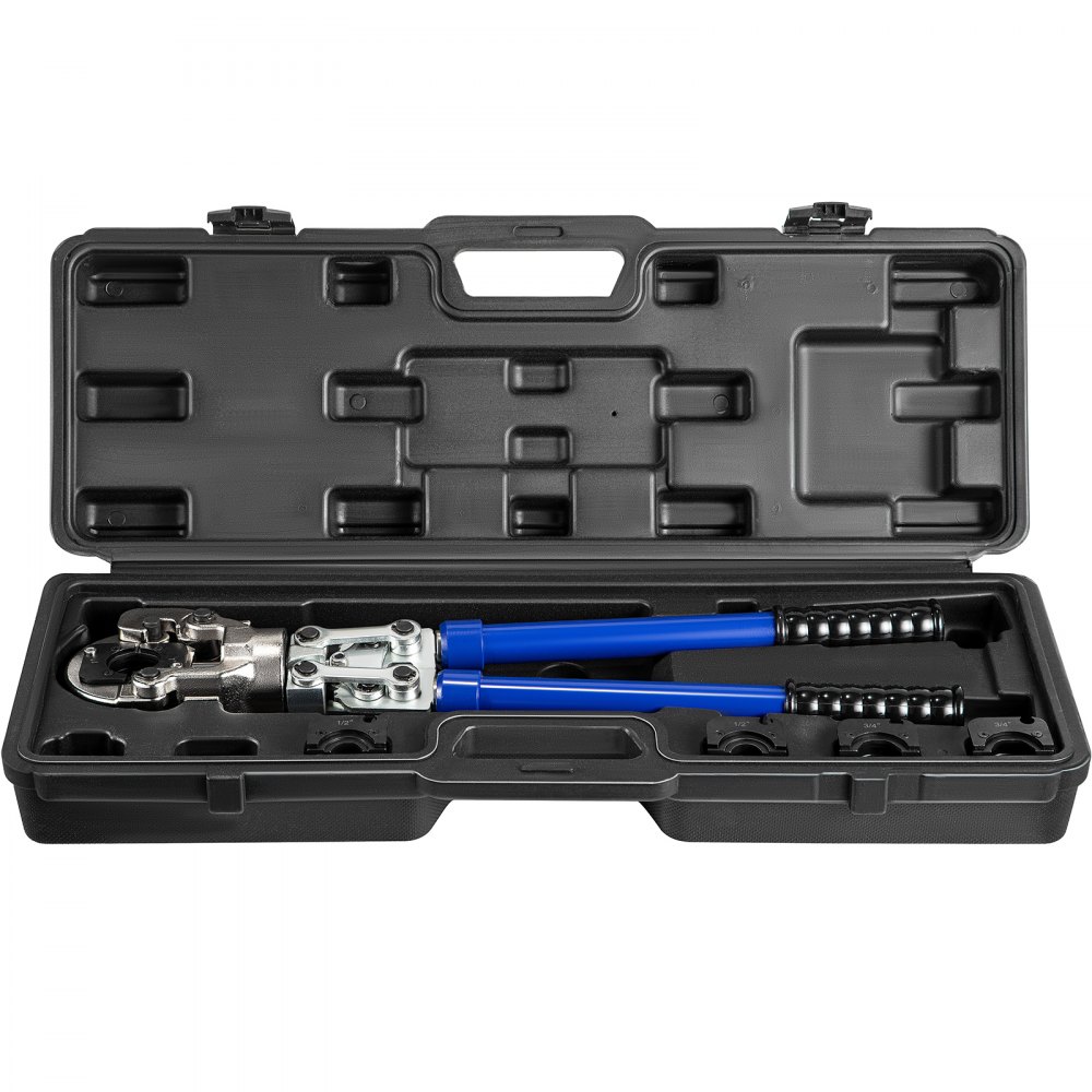 VEVOR Herramientas para Prensar Tuberías de Cobre 360° Prensa para Prensar Tubos de Cobre 1/2" 3/4" 1" Alicates para Prensar Tubos Sujetar Manguitos de Cobre Accesorios de Cobre Uniones de Cobre