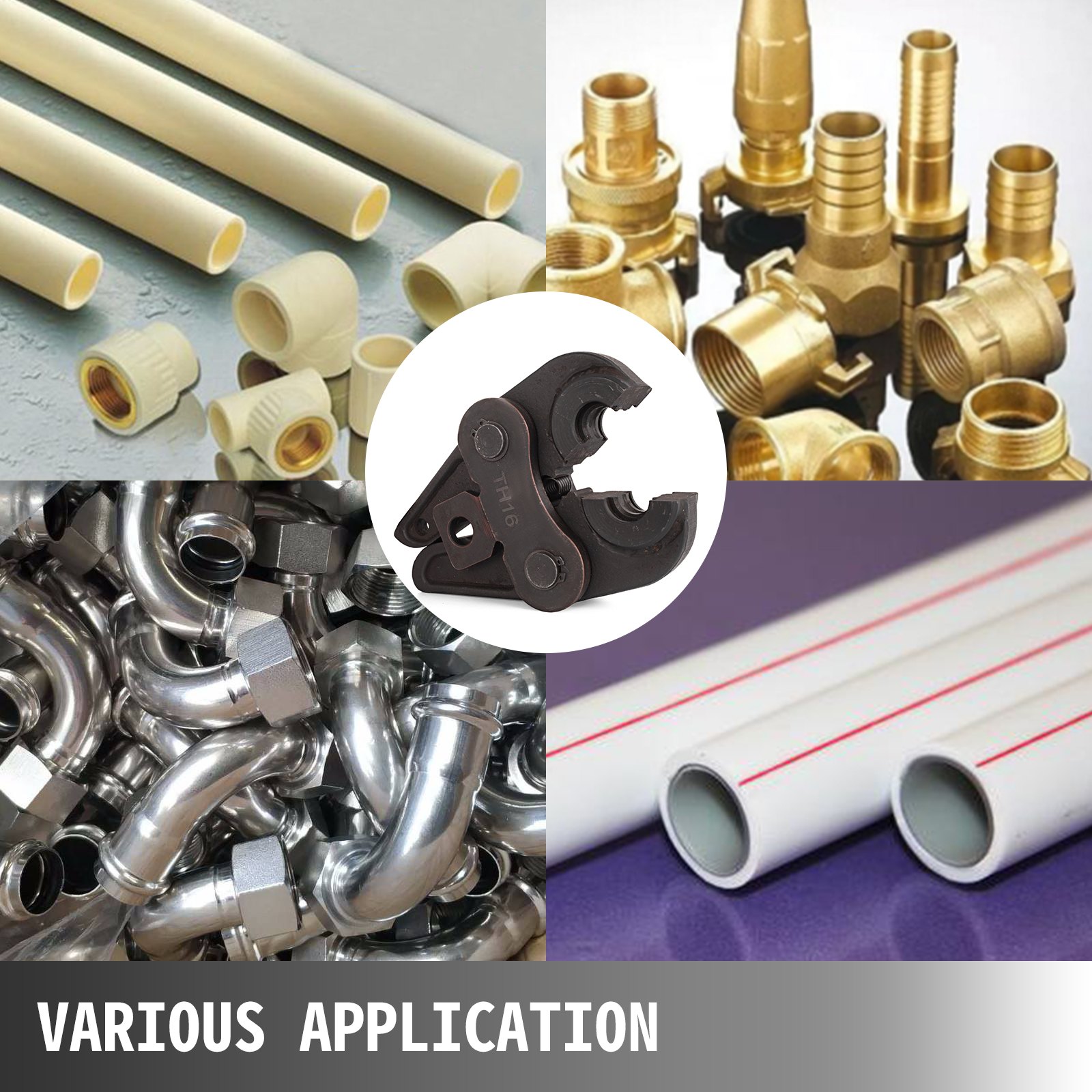 Mordazas Para Prensar Tubos Th-16mm Cabezal De Alicates De Presión Hidráulica