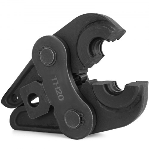 VEVOR Mordaza de Prensado TH20 Mordaza para Prensar Apertura Máxima 43,5 mm Mordaza de Abrazadera de Tubo de Presión Hidráulica Longitud 150 mm Ancho 101 mm, para Tubos de Aluminio y Plástico