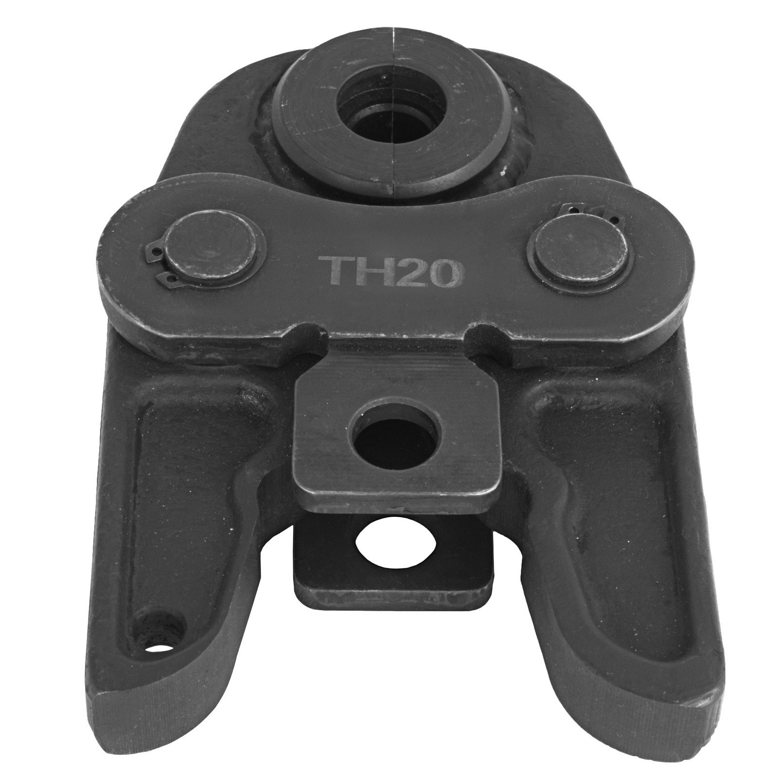 VEVOR Mordaza de Prensado TH20 Mordaza para Prensar Apertura Máxima 43,5 mm Mordaza de Abrazadera de Tubo de Presión Hidráulica Longitud 150 mm Ancho 101 mm, para Tubos de Aluminio y Plástico