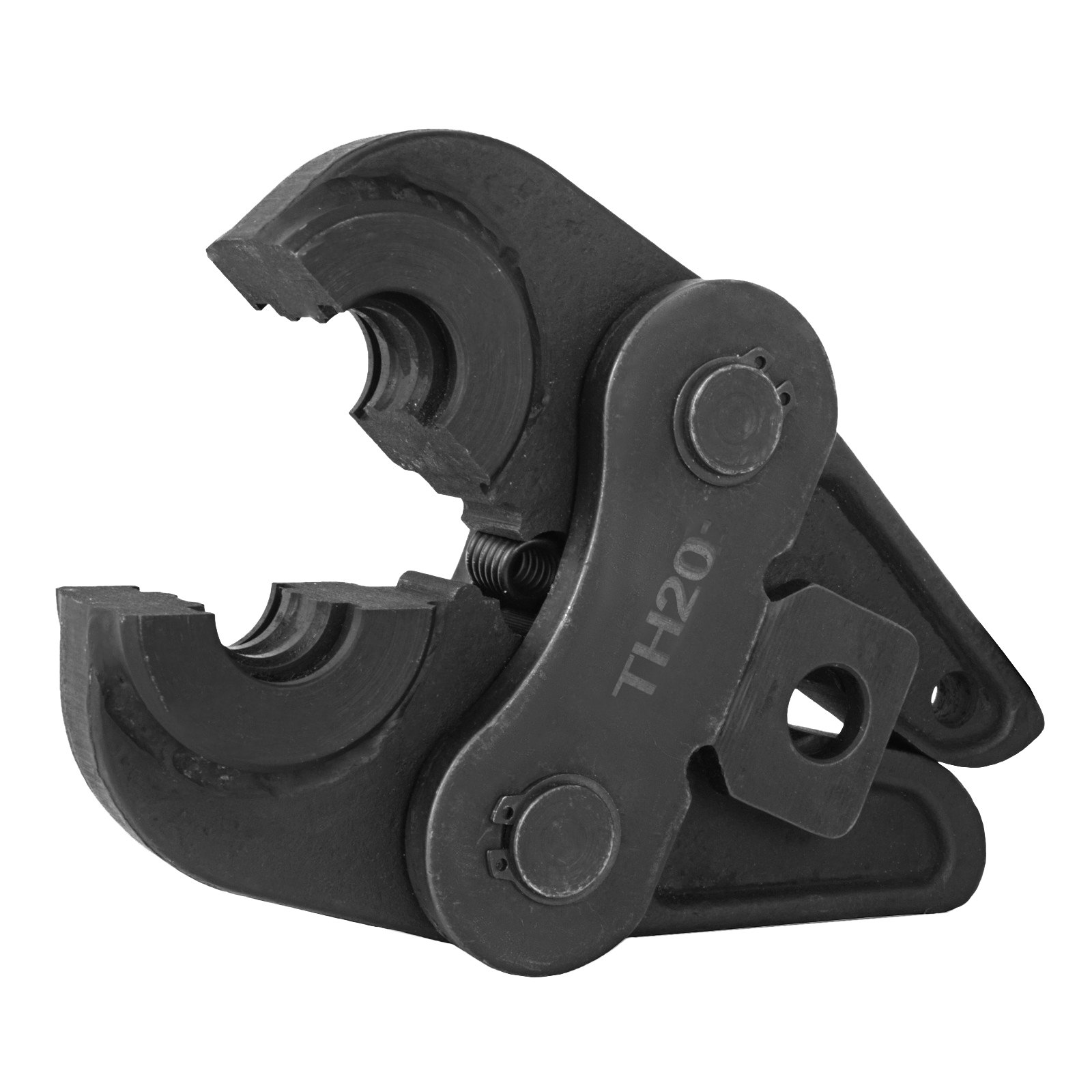 VEVOR Mordaza de Prensado TH20 Mordaza para Prensar Apertura Máxima 43,5 mm Mordaza de Abrazadera de Tubo de Presión Hidráulica Longitud 150 mm Ancho 101 mm, para Tubos de Aluminio y Plástico