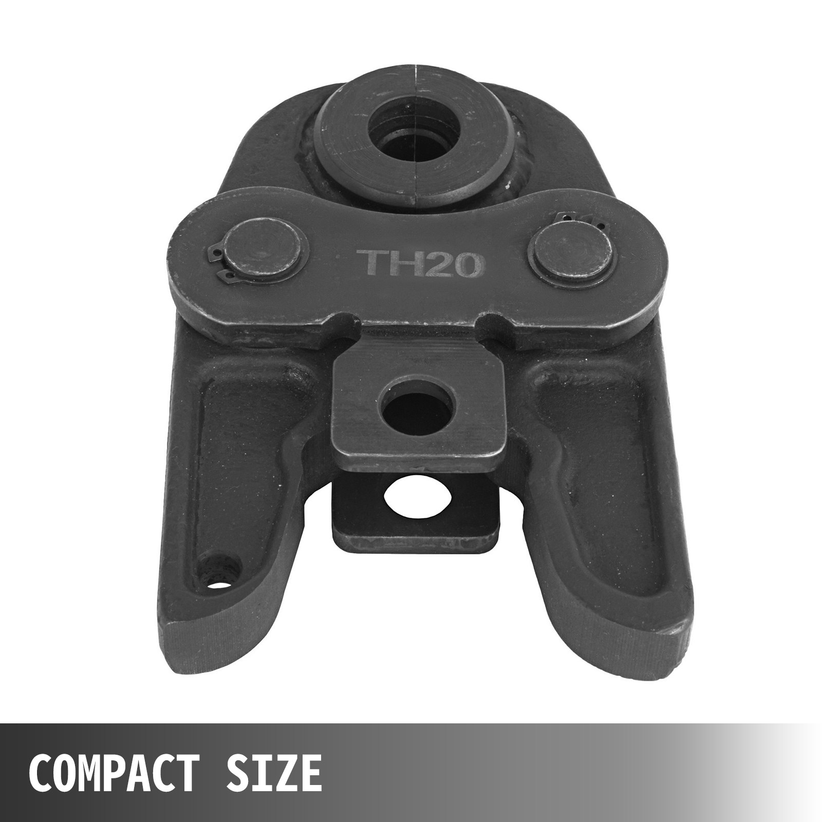 VEVOR Mordaza de Prensado TH20 Mordaza para Prensar Apertura Máxima 43,5 mm Mordaza de Abrazadera de Tubo de Presión Hidráulica Longitud 150 mm Ancho 101 mm, para Tubos de Aluminio y Plástico