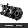 VEVOR Alicate de Presion Alicates para Prensar Herramienta para Prensar Tubos de Contorno U / V para Pex / Cobre / Tubo Compuesto U16-32 V15-28
