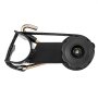 VEVOR Ladder Rack Ratchet Straps, 47.6-50.8 mm Black Round Tube Mount, 38 mm Wide x 2.25 m Long Black Ladder Rack Straps with Double J-Hooks, 226.8 kg Load Heavy Duty, Cargo Buckle Lock Strap (2 Pack)