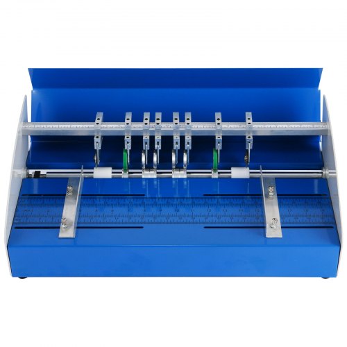 VEVOR Plegadora Papel Eléctrico 460 mm 3 en 1, Máquina Plegadora Eléctrica 220 V 60 Hz, Anchura de Perforación 1 mm, Perforadora de Papel de Alta Precisión Multifuncional para Tarjetas Fotos Libro