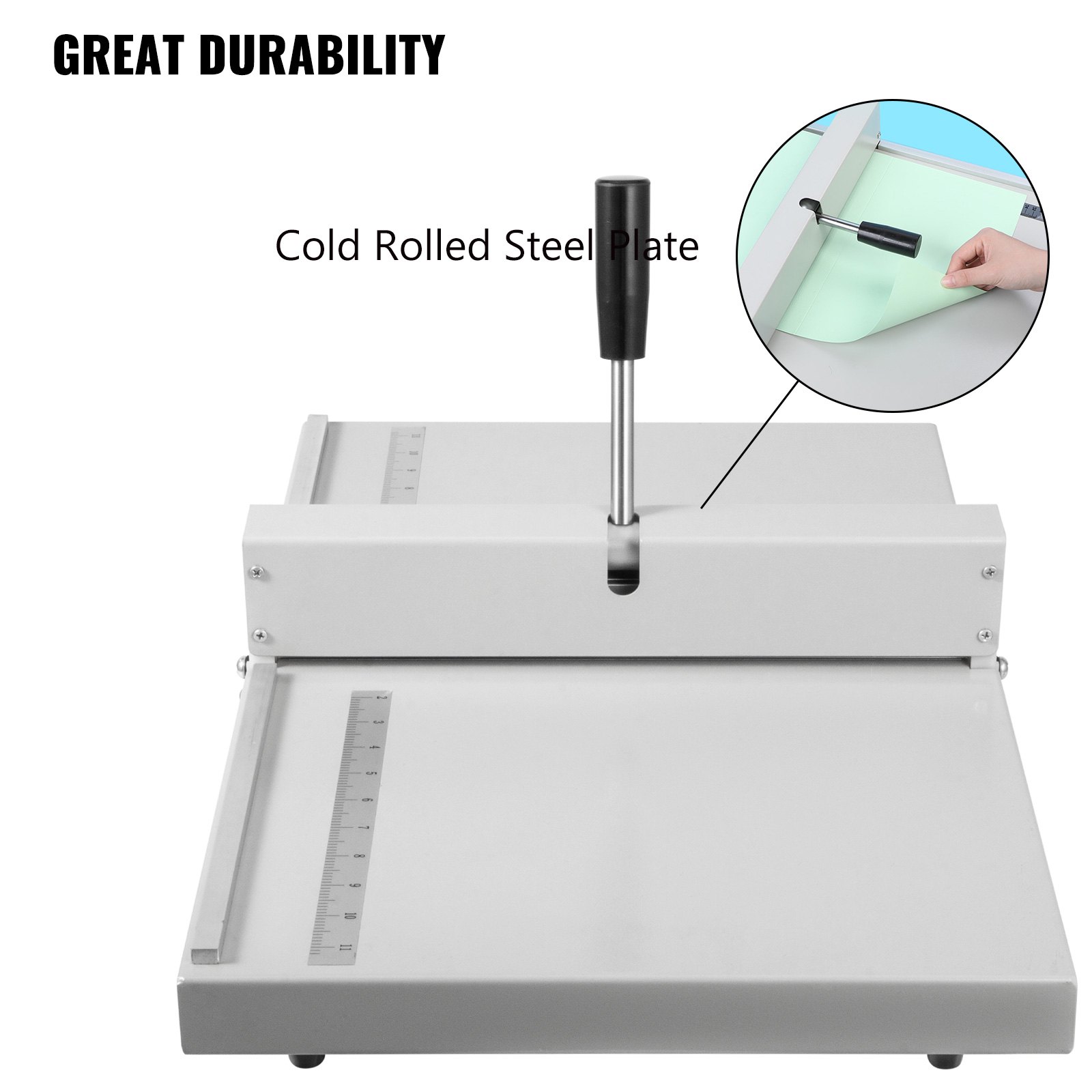 Plegadora Papel Máquina Manual 350 Mm Creasing Machine Profundidad Ajustable