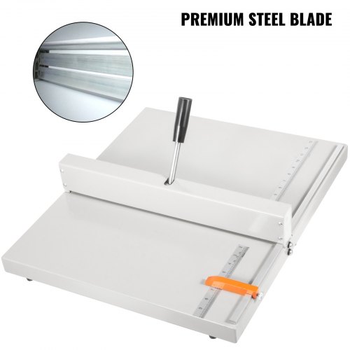 VEVOR Máquina Plegadora de Papel con Puntaje Manual de 50,8 x 59,7 x 14 cm, Plegadora de Papel Manual de 480 mm, Creasing Machine Tool con Reglas de Posicionamiento para Archivos, Mapas, Papeles A4