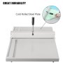 VEVOR Máquina Plegadora de Papel con Puntaje Manual de 50,8 x 59,7 x 14 cm, Plegadora de Papel Manual de 480 mm, Creasing Machine Tool con Reglas de Posicionamiento para Archivos, Mapas, Papeles A4