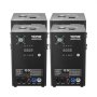 VEVOR Máquina de control 4 Piezas 700 W Controlador DMX de aleación de aluminio altura ajustable 2-5 m 7 minutos por recarga para bodas, espectáculos de DJ, fiestas, eventos