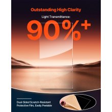VEVOR Láminas de Acrílico de Plexiglás 2 Piezas 610 x 1219 mm Grosor de 3 mm