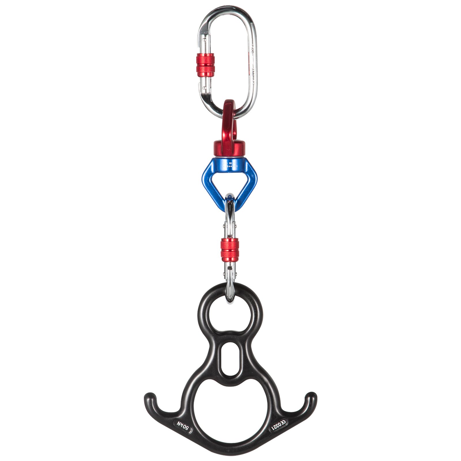 VEVOR Columpio de Yoga 10x2,8 M Hamaca de Yoga Multicolor Violado, Yoga Aéreo de 100% Seda de Poliéster, Columpio de Yoga Aéreo con 2 de Mosquetones de Acero Aleado, Kit de Hamaca de Yoga para Pilates