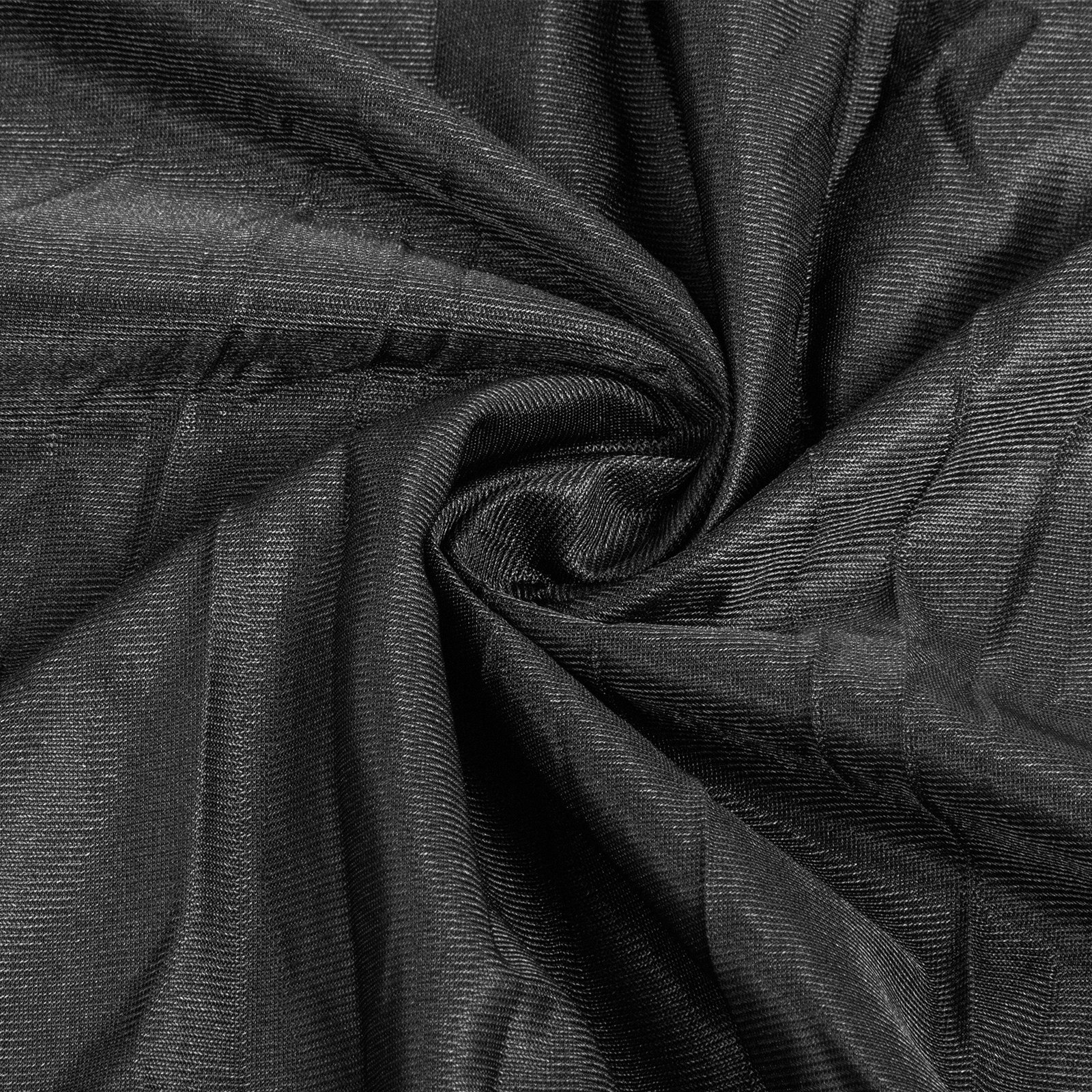 VEVOR Columpio de Yoga 10x2,8 M, Hamaca de Yoga de Color Negro, Yoga Aéreo de 100% Seda de Poliéster, Columpio de Yoga Aéreo con 2 de Mosquetones de Acero Aleado, Kit de Hamaca de Yoga para Pilates