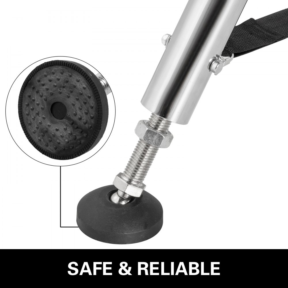 VEVOR Columpio de Yoga con Tela Elástica de Yoga de Color Blanco de 6 m Hamaca de Yoga de Tubo de Acero Yoga Aéreo de Carga Máxima 250 kg Soporte adecuado para Pilates con Cinturones Elásticos de Yoga