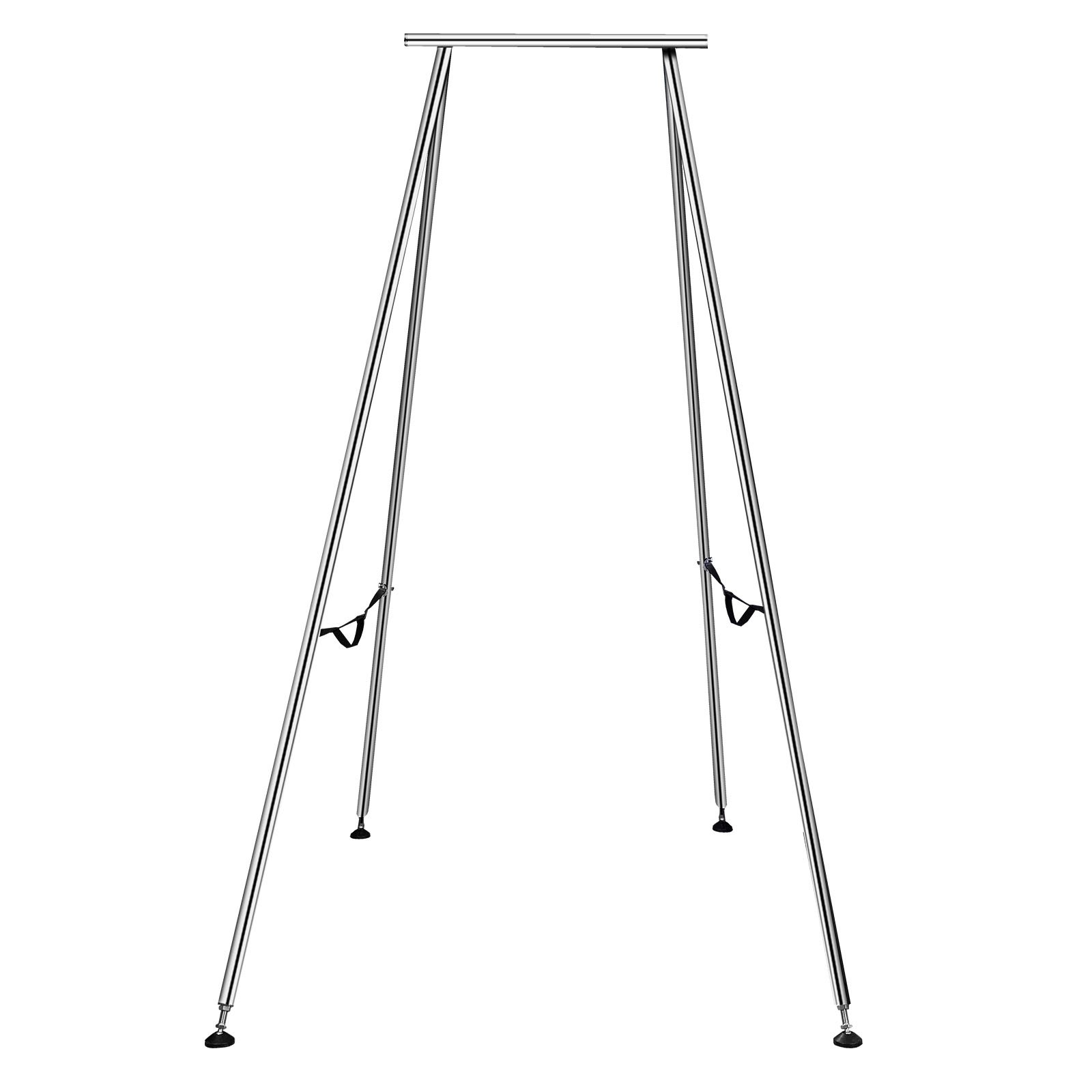 VEVOR Columpio de Yoga 2,68 x 1,88 x 2,93 m Carga Máxima 250 kg Hamaca de Yoga de Tubo de Acero Diámetro de Tubería 45 mm Yoga Aéreo Soporte para Pilates Marco Portátil para Interiores y Exteriores
