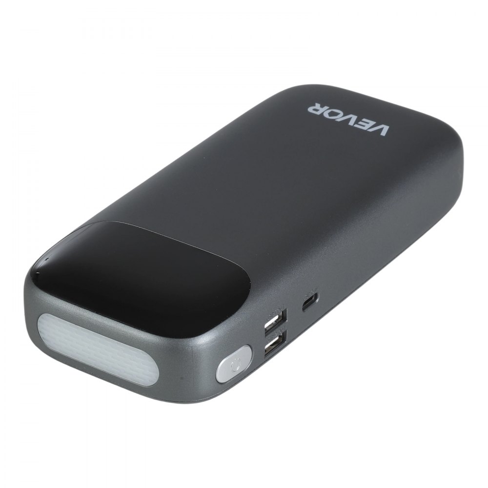 VEVOR Arrancador de Batería 6000 A Pico 26800 mAh, Arrancador de Baterías de Coche 12 V, Gasolina, Diésel 10L, Banco de Energía Portátil USB, Linterna 3 Modos, 12 Protecciones, para Moto Camión Barco