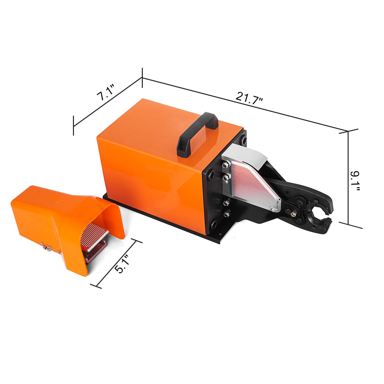 Máquina De Prensar Terminal Neumática Maquina De Crimpar Am-240 0.7-0.95mpa