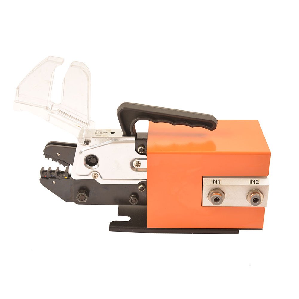 Maquina De Crimpar Prensadora De Terminal Neumática Am-10 Con 5 Troqueles