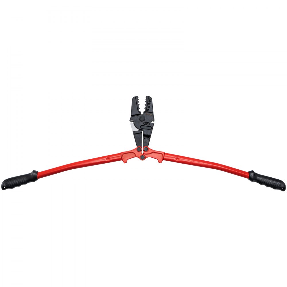 VEVOR Herramienta de Prensado Manual de 24", Arrugador de Alambre de Acero Aleado Capacidad de Prensado: 3/16" (5,0 mm), Herramienta de Engarzado Uso en Construcción de Cables e Industria Mecánica