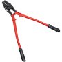 VEVOR Crimp Tool, 24" Crimper Crimping Pliers, 1/16, 3/32, 1/8, 5/32, 3/16 Inch 2-in-1 Tool Crimp Hand, Cable Lug Crimping Pliers Made of Alloy Steel, Crimping Tool Set Device with Insulated Handle